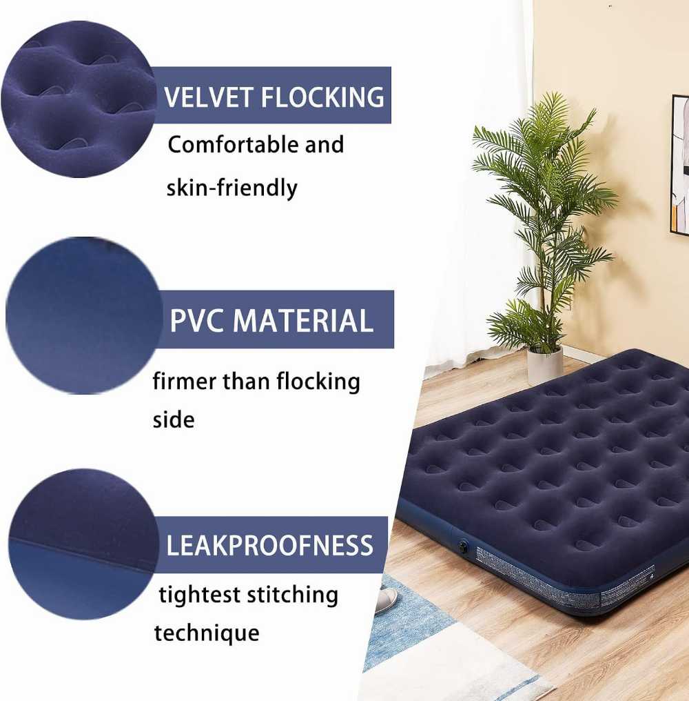 Luxury Inflatable Air Mattress – Portable Comfort Bed
