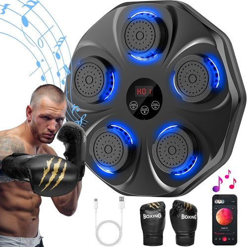 Electronic Musical Boxing Machine with Bluetooth & LED Lights