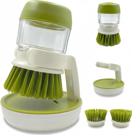 Soap Dispensing Dish Brush|فرشاة صابون لتنظيف الصحون