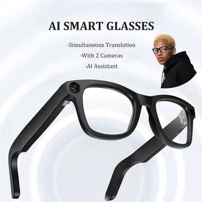 AI Smart Glasses with 8MP Camera & AI Assistant