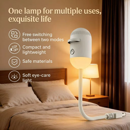 2-in-1 Galaxy Projector Night Lamp