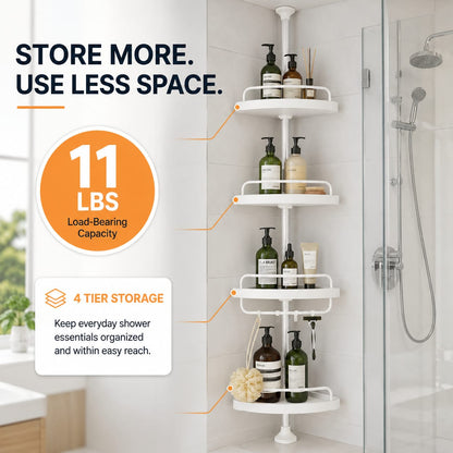 4-Layer Bathroom Corner Storage Rack